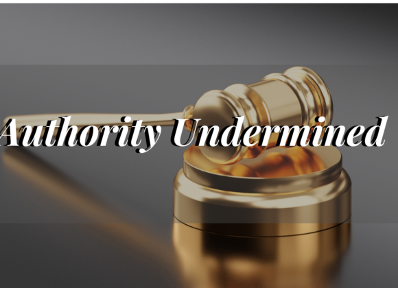 Authority Undermined, (The power of unity and the position of division.)