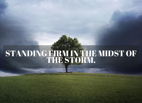 STANDING FIRM IN THE MIDST OF THE STORM